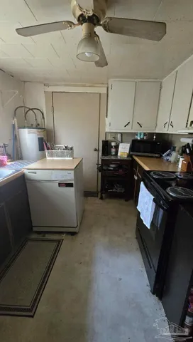 a room with table and chairs