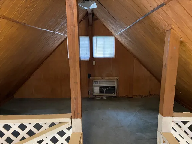 a view of wooden staircase