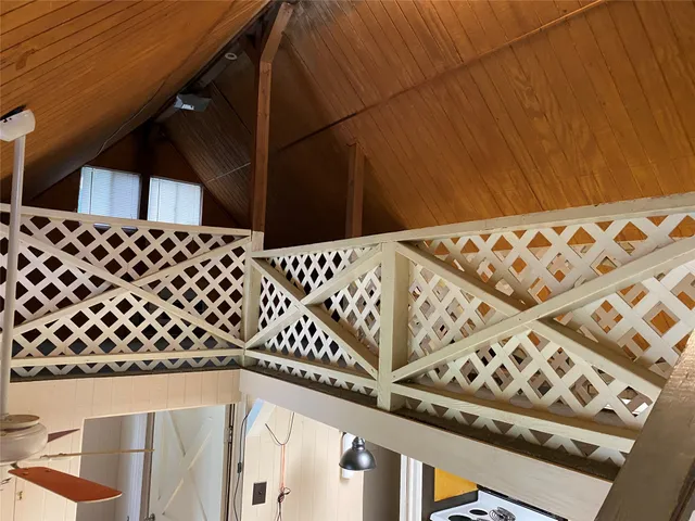 a black and white checkered floor