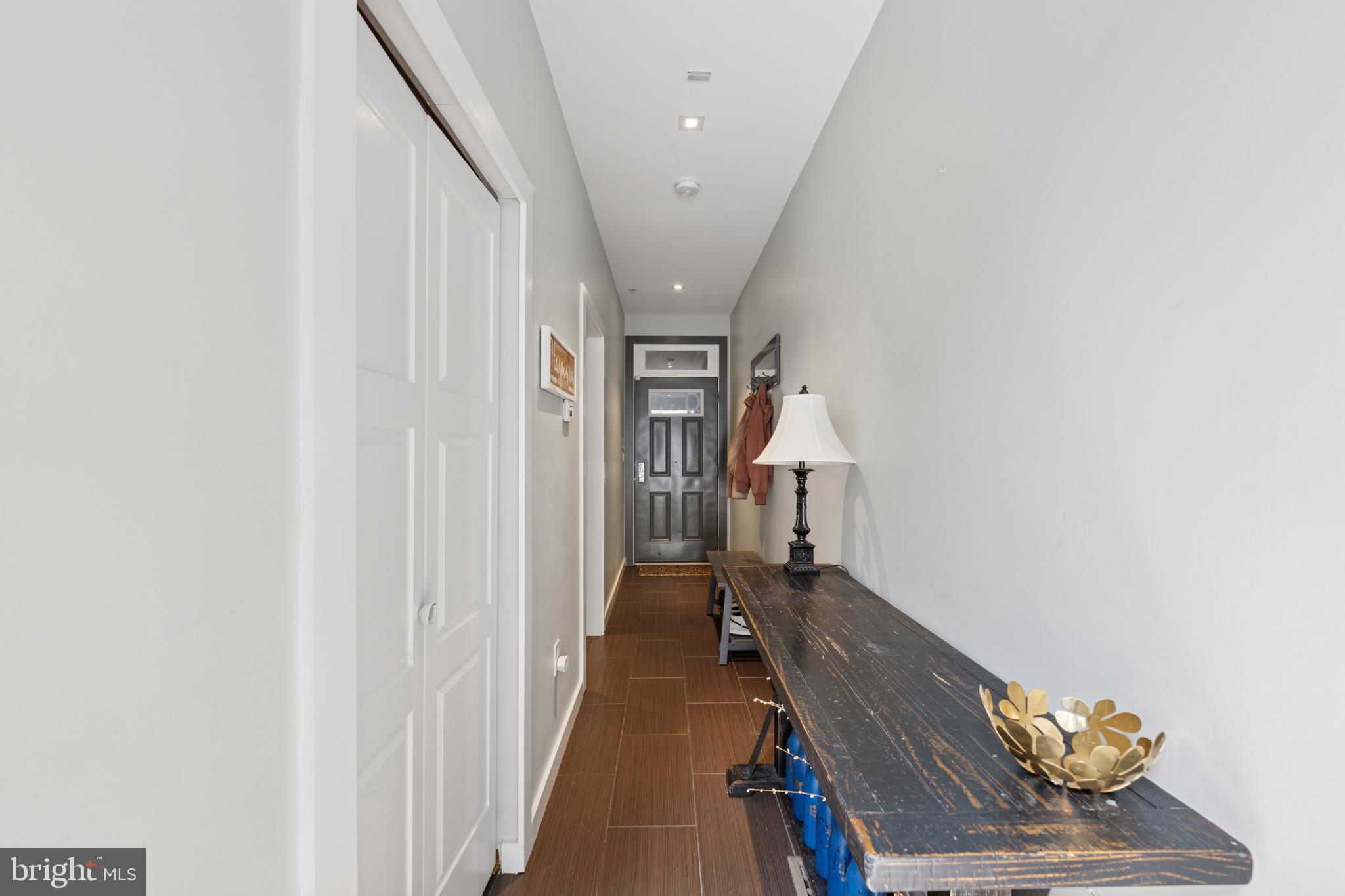 1637 Fitzwater Street Philadelphia, PA 19146 - Photo 4 of 37 straight thru hallway from front door to garage