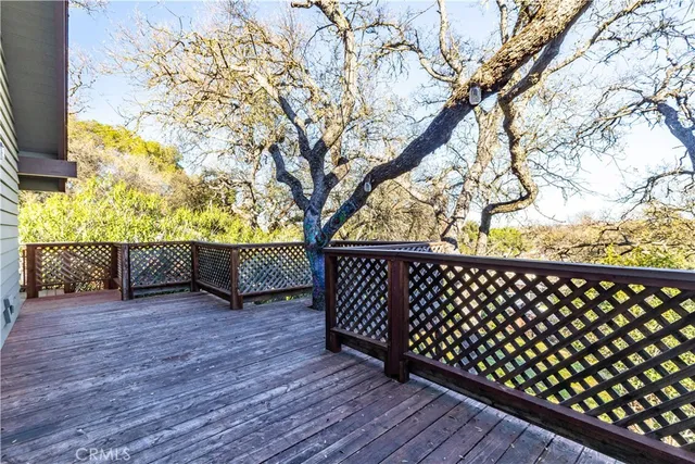 a view of a black gate