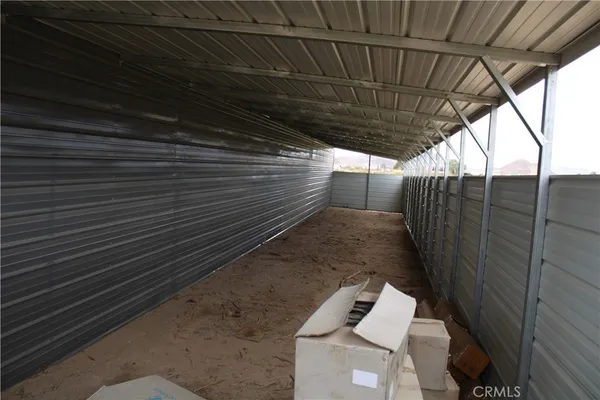 a view of a room with an empty space