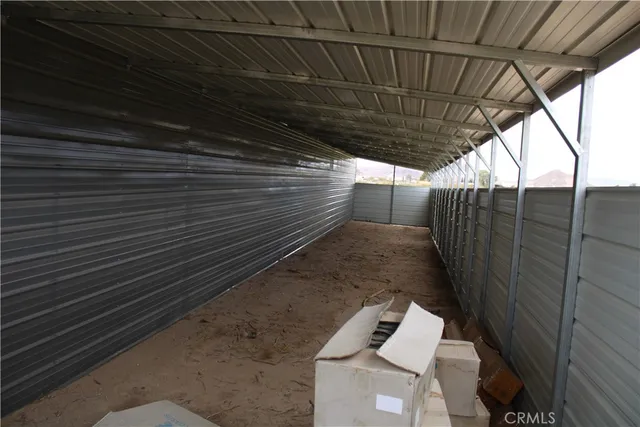 a view of a room with an empty space