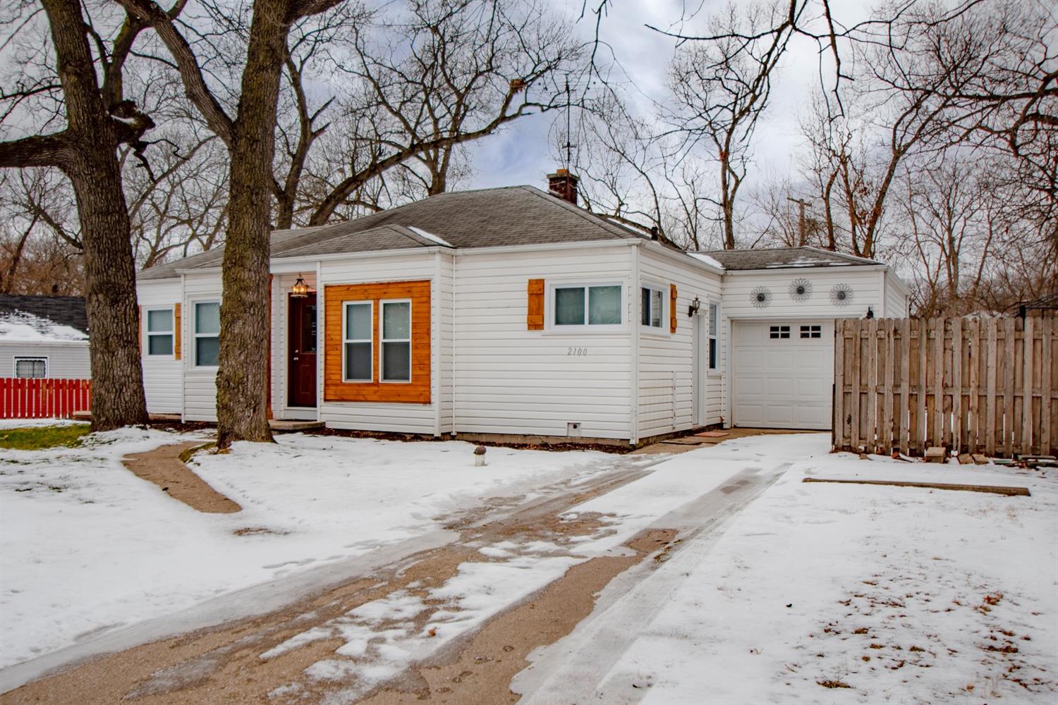 2100 Ranburn Drive Gary, IN 46408 - Photo 5 of 23 a view of a house with a snow in the yard