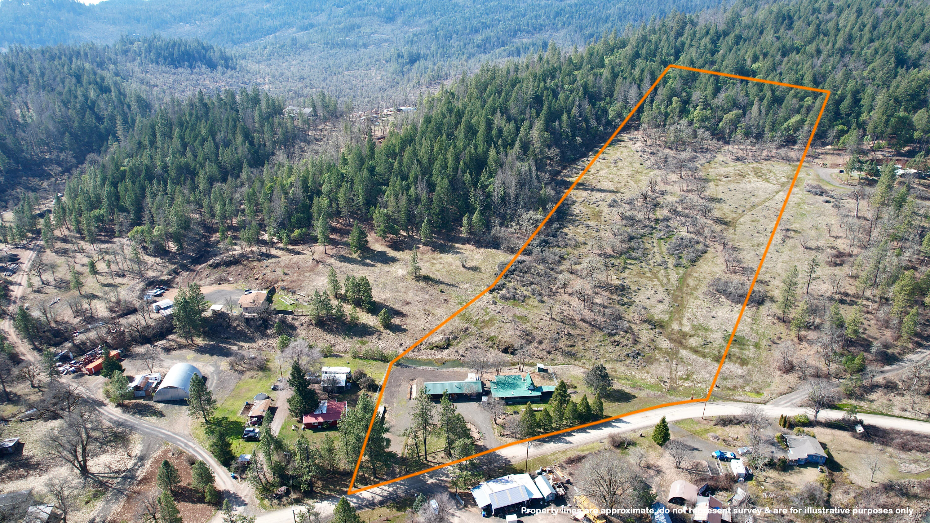 815 Old Trail Creek Road Trail, OR 97541 - Photo 2 of 55 Aerial Property Line