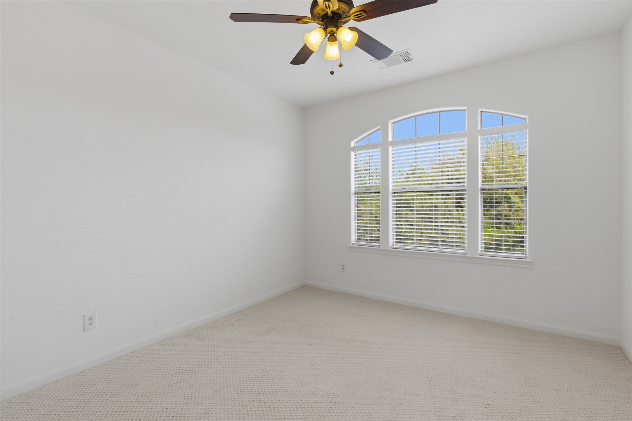 2909 Agave Loop Round Rock, TX 78681 - Photo 25 of 38 Guest Bedroom 5 featuring ceiling fan and light colored carpet