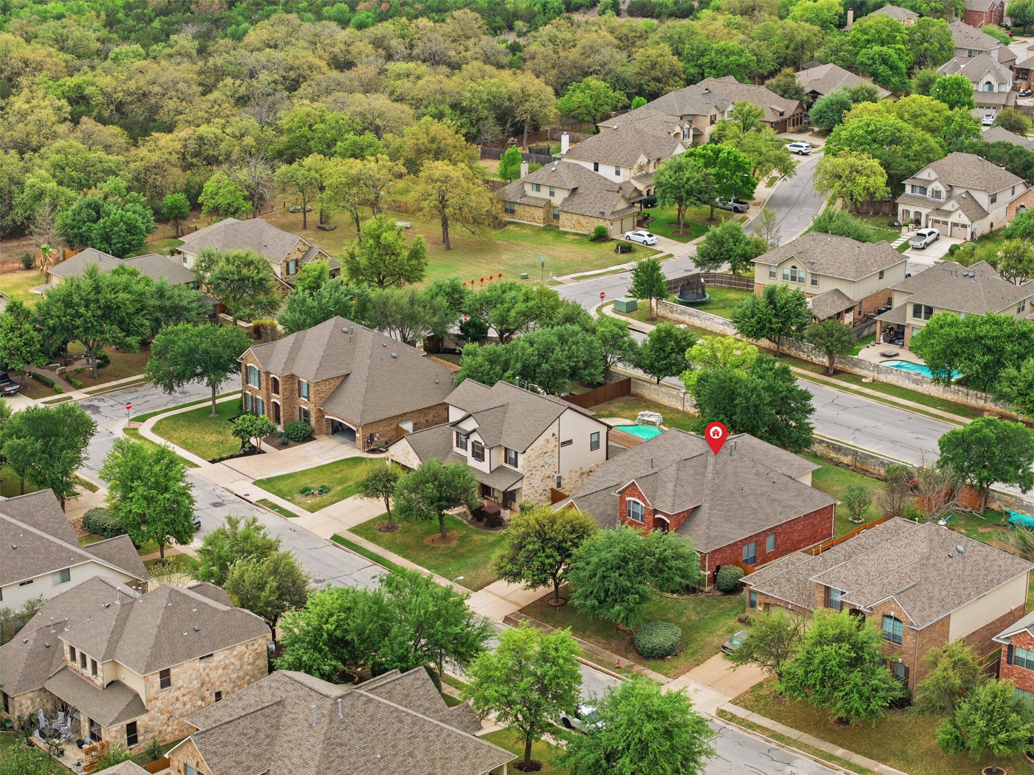 2909 Agave Loop Round Rock, TX 78681 - Photo 37 of 38 Aerial view of residential area