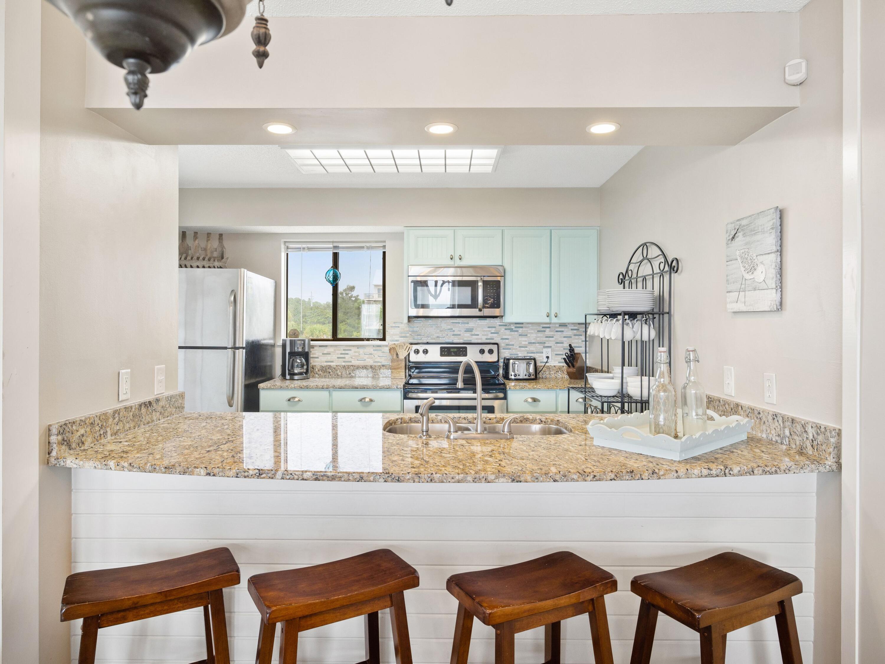 207 Beachfront Trail, Unit 4 Santa Rosa Beach, FL 32459 - Photo 14 of 46 Breakfast Bar