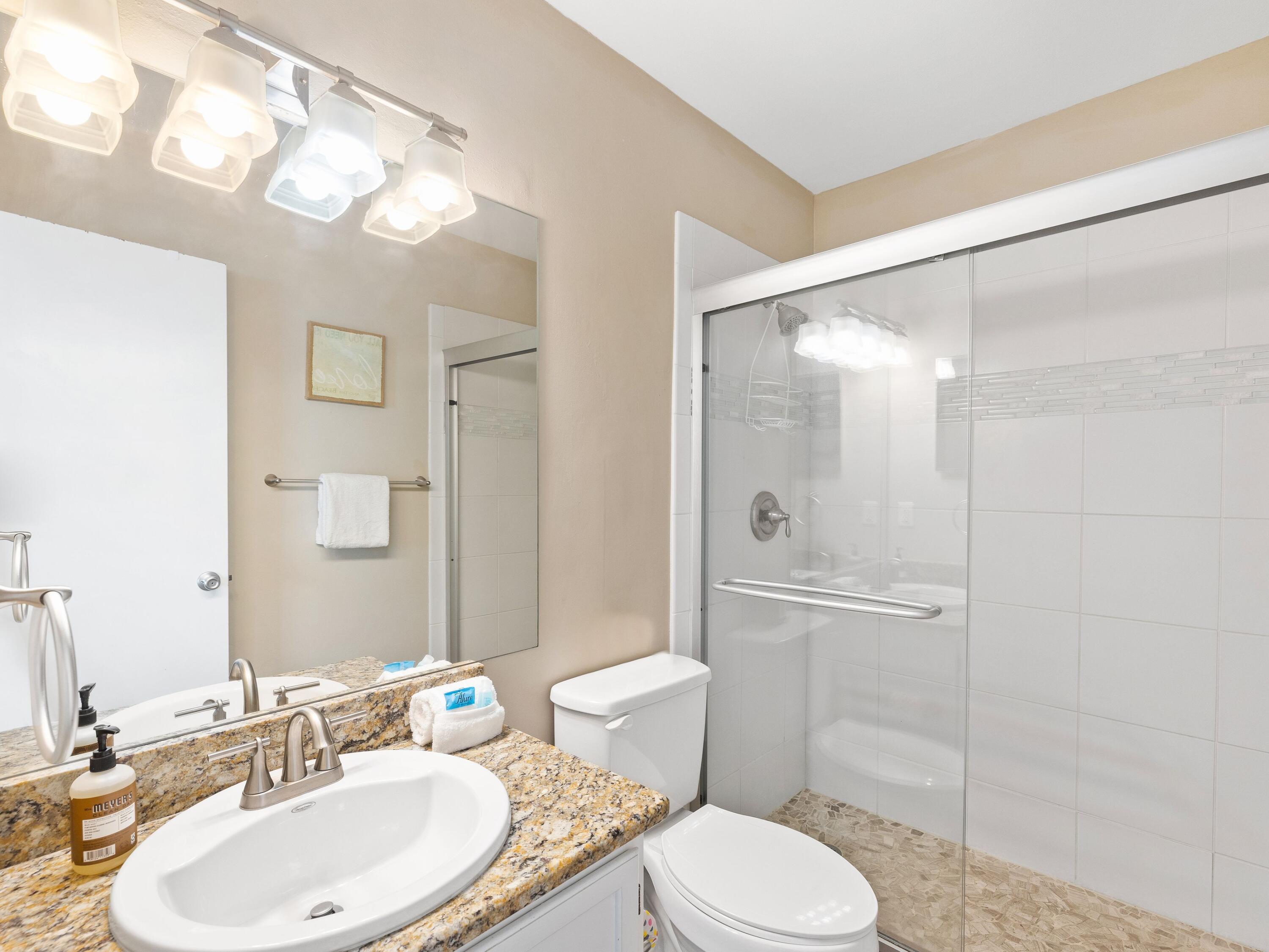 207 Beachfront Trail, Unit 4 Santa Rosa Beach, FL 32459 - Photo 26 of 46 Master Bath with Walk-in Shower