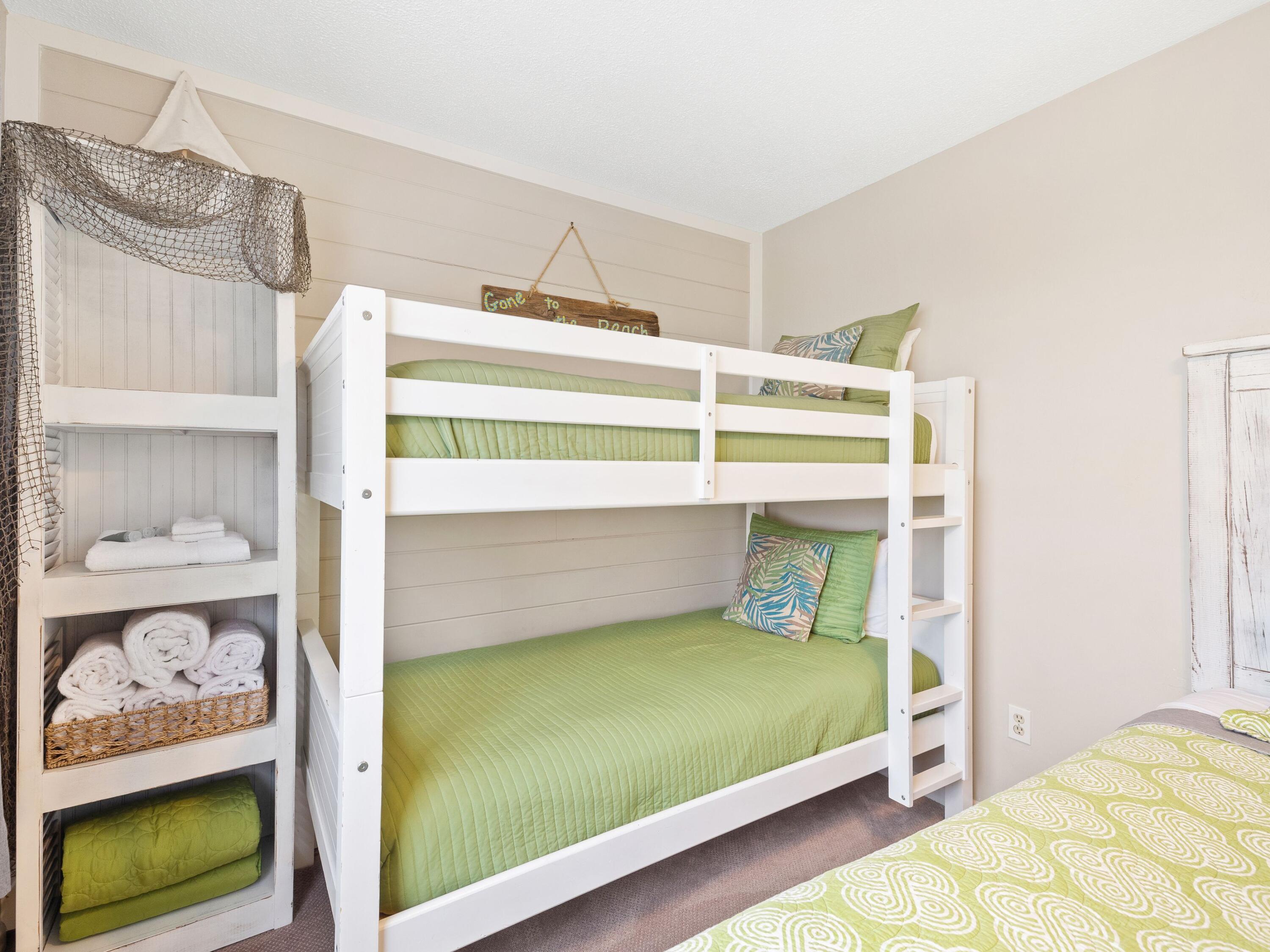 207 Beachfront Trail, Unit 4 Santa Rosa Beach, FL 32459 - Photo 30 of 46 Twin Bunkbeds in Guest Bedroom