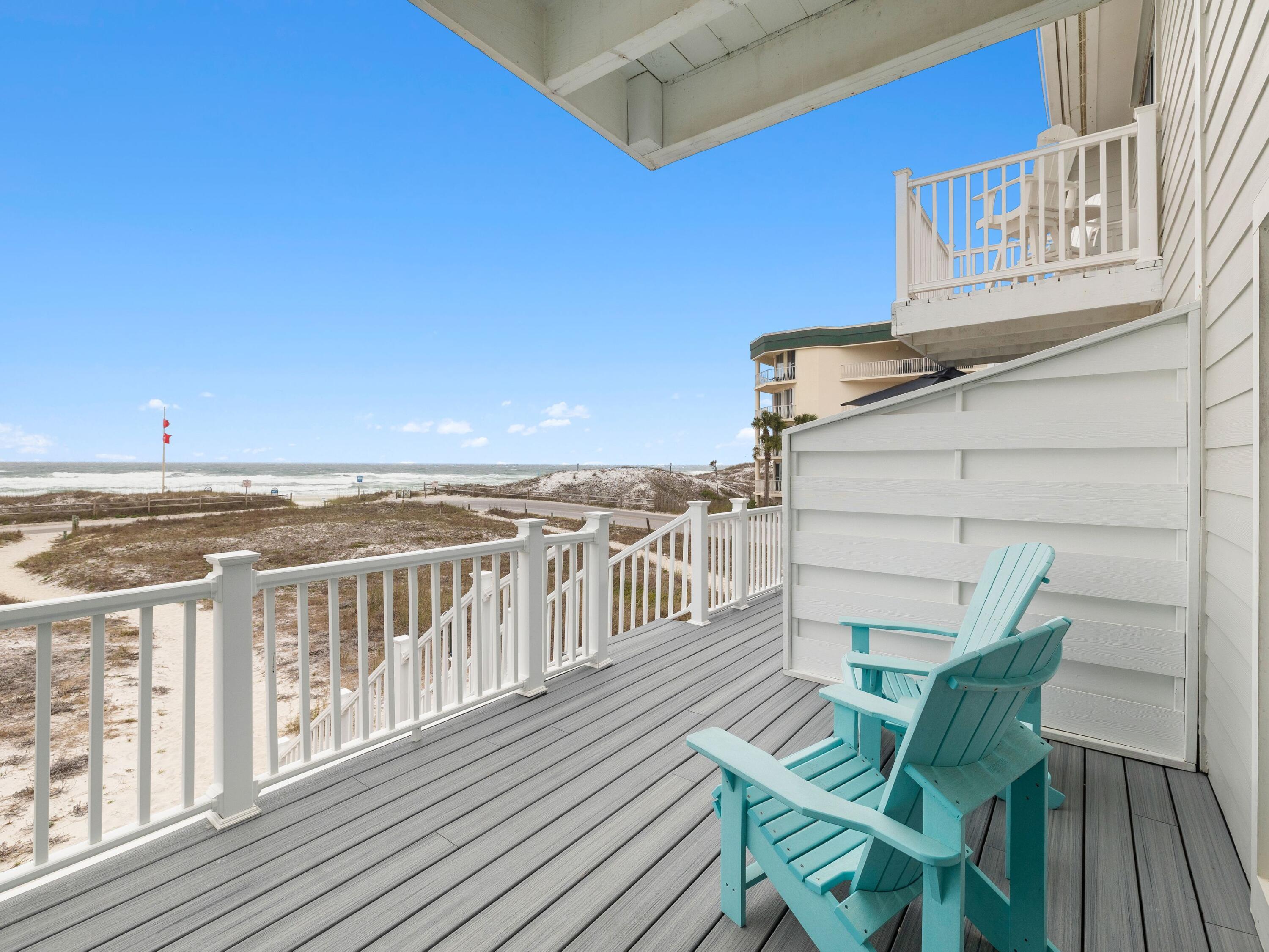 207 Beachfront Trail, Unit 4 Santa Rosa Beach, FL 32459 - Photo 6 of 46 Patio with Trex Decking