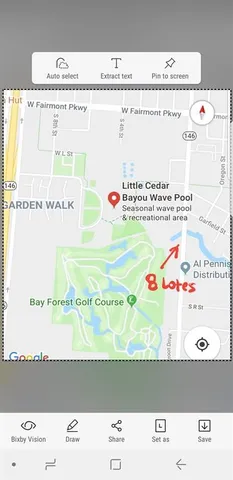 a view of outdoor space with sign board