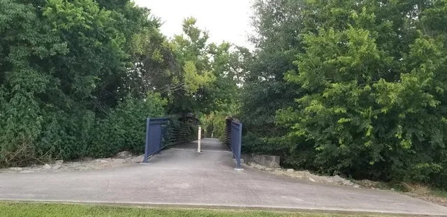 a view of a large window