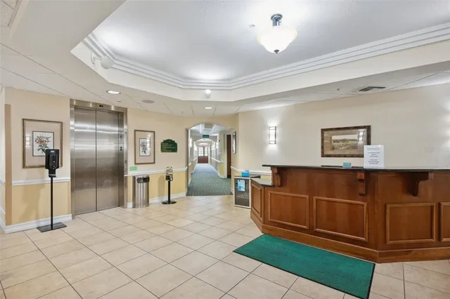 a front view of a building