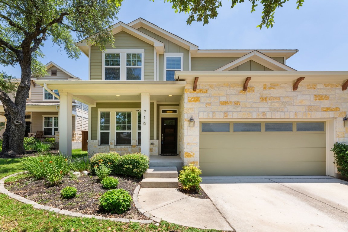716 Waterfall Way Austin, TX 78753 - Photo 1 of 1 a front view of a house with garden