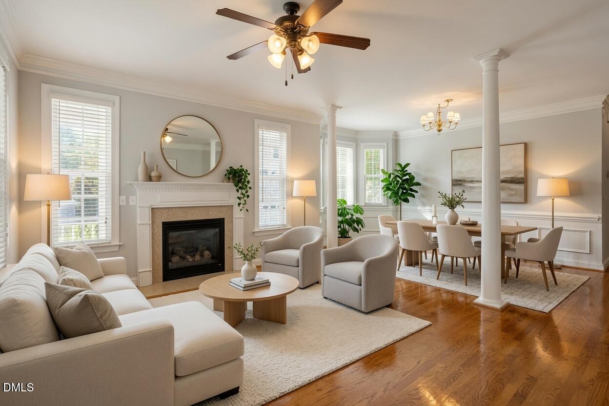 10905 Flower Bed Court Raleigh, NC 27614 - Photo 2 of 80 Family Room & Dining Room
