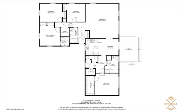 $294,900 | 1001 West Dianne Lane, Mahomet, IL 61853