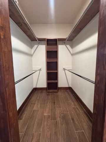 a view of wooden floor in a room