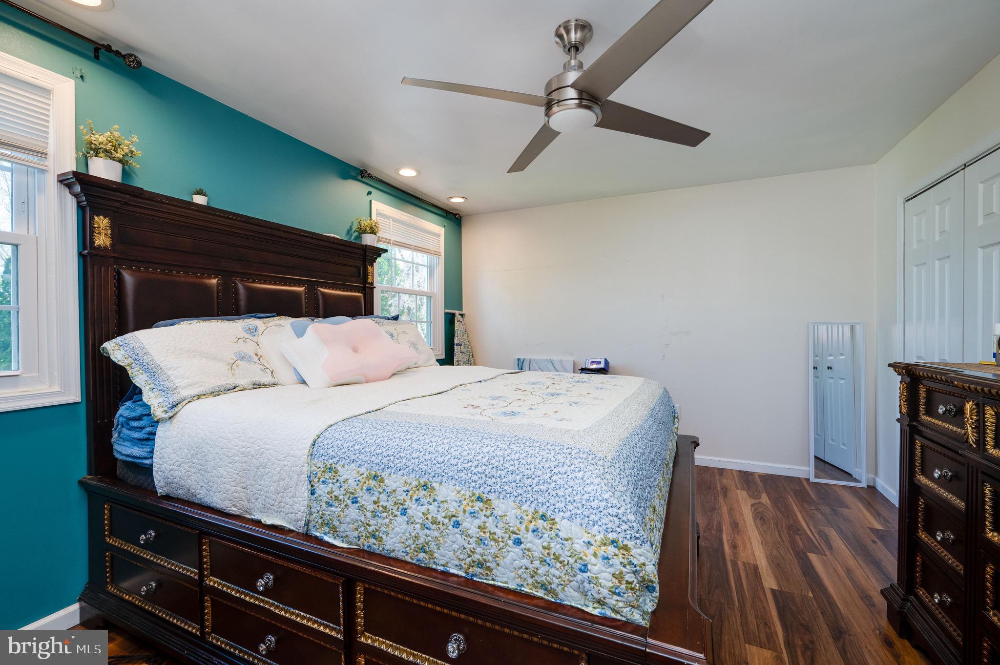 1005 Landover Drive Reading, PA 19605 - Photo 16 of 46 a bedroom with bed and wooden floor