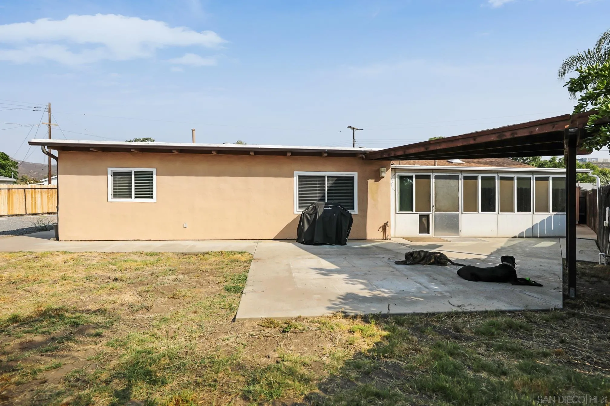 13134 Acton Avenue Poway, CA 92064 - Photo 33 of 37 a view of back yard of the house