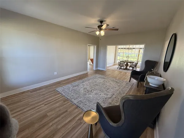 a kitchen with sink and window