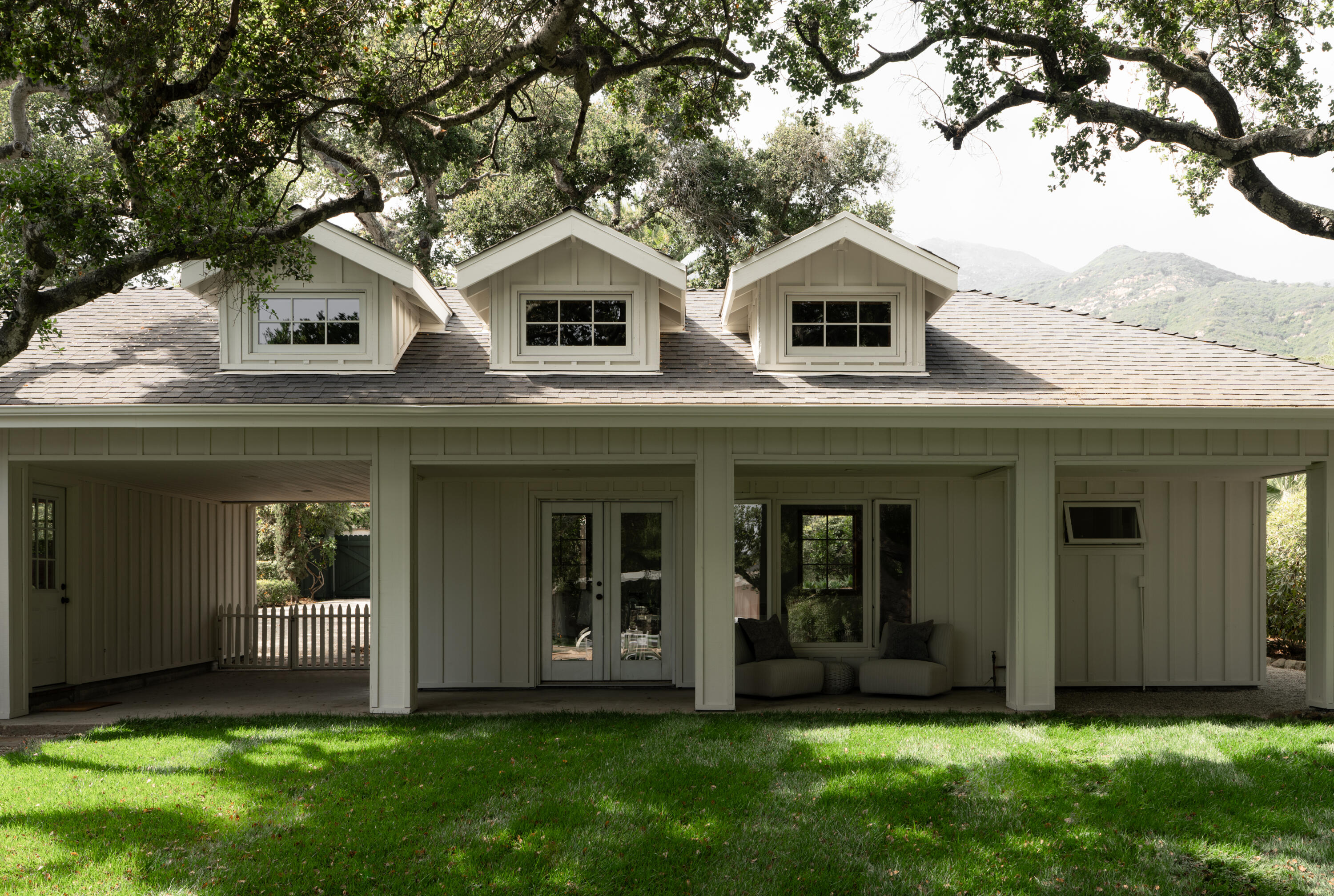 690 San Ysidro Road Montecito, CA 93108 - Photo 27 of 42 a front view of a house with a yard