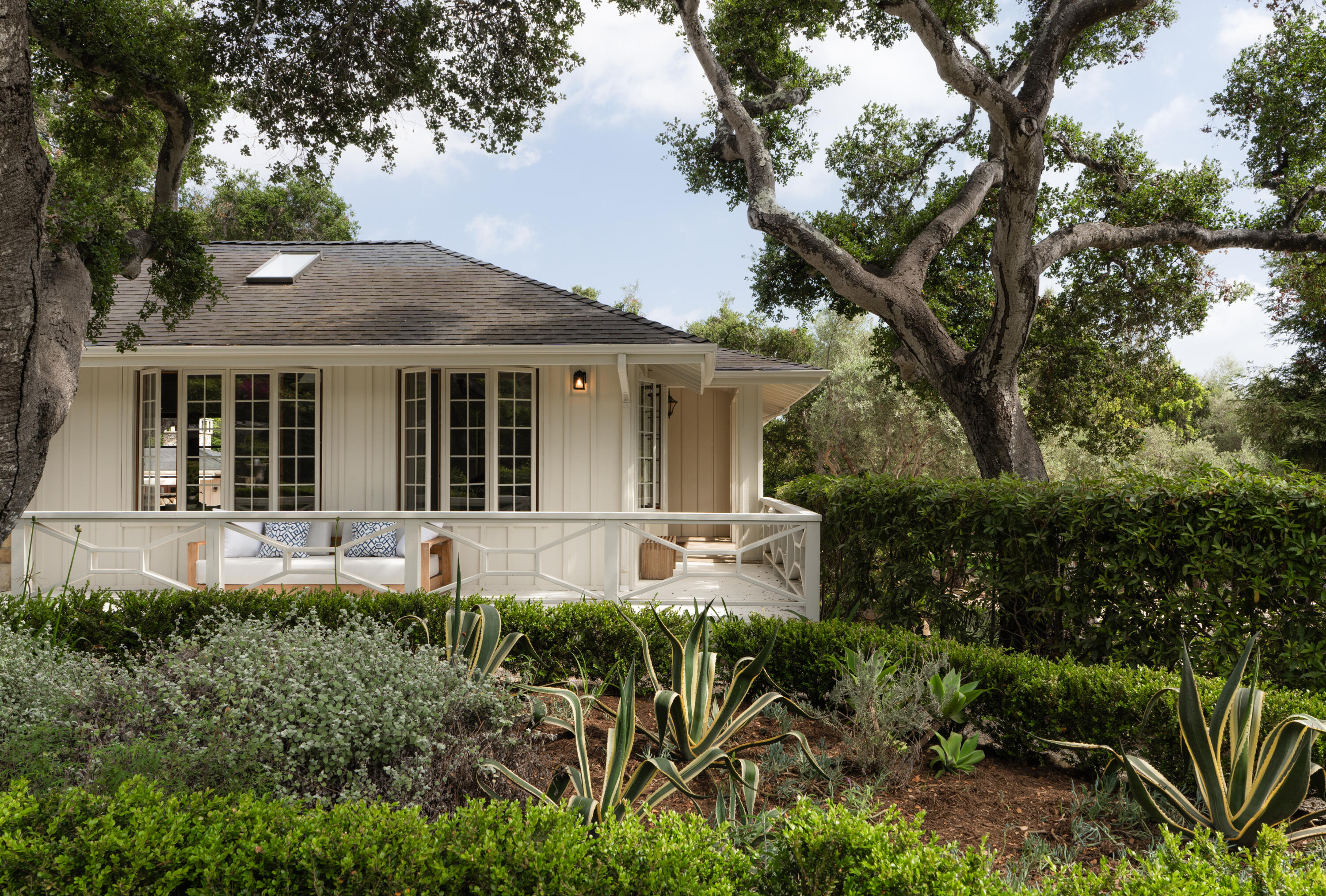 690 San Ysidro Road Montecito, CA 93108 - Photo 4 of 42 front view of house with a yard