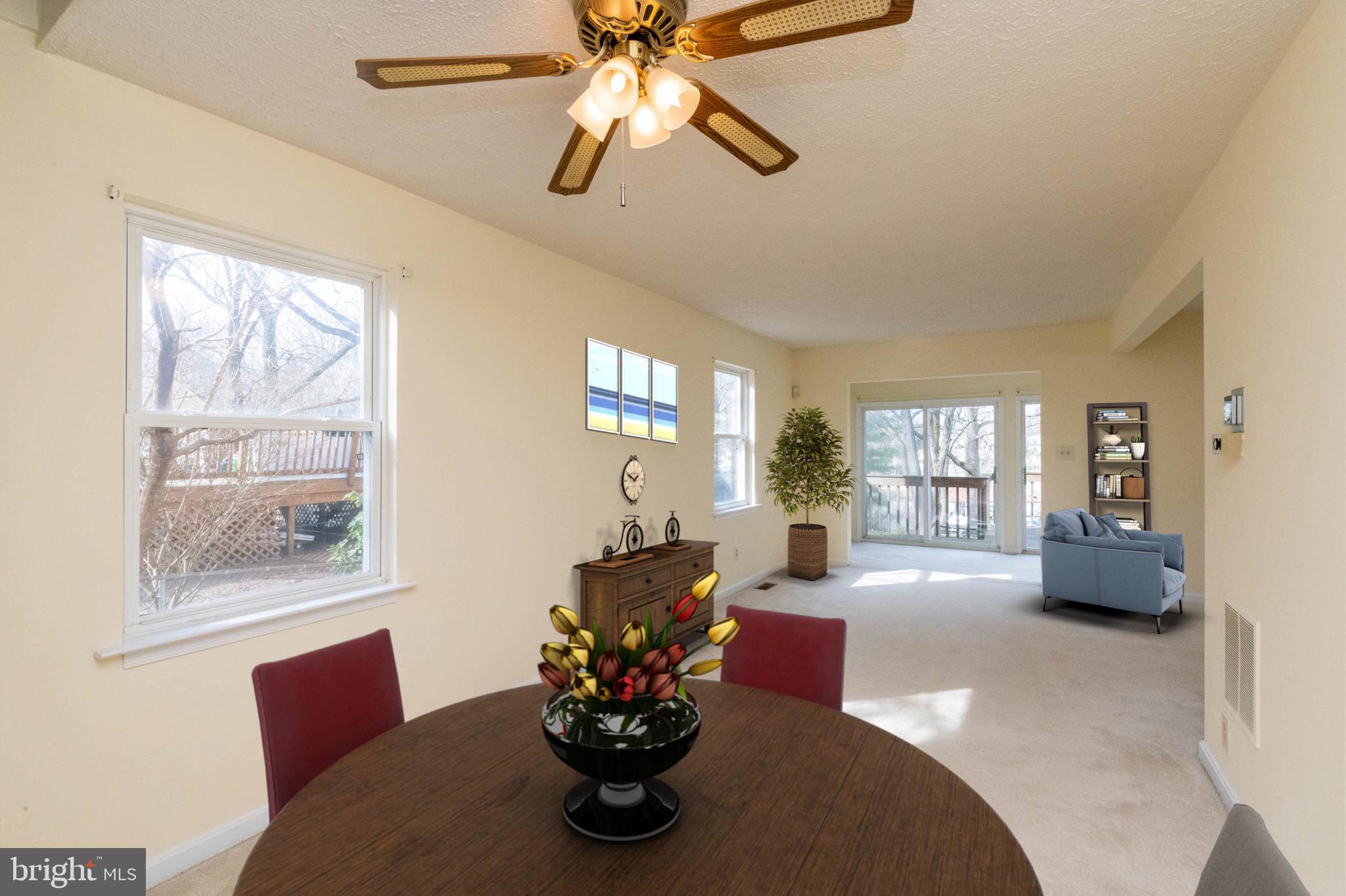 7822 Renshaw Road Pasadena, MD 21122 - Photo 13 of 33 Dining room flows to the living area