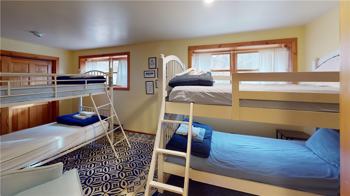 207 Pheasant Run Road Middlefield, NY 13326 - Photo 32 of 44 4th bedroom lower level with 2 bunk beds