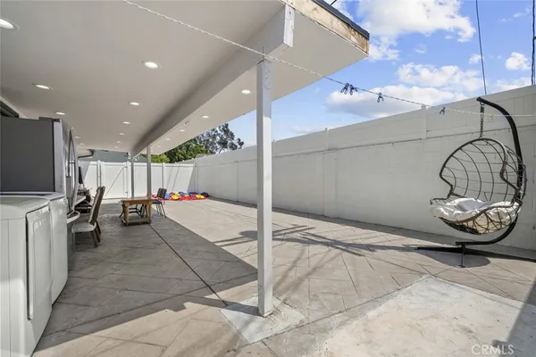 a bed room with a bed and furniture