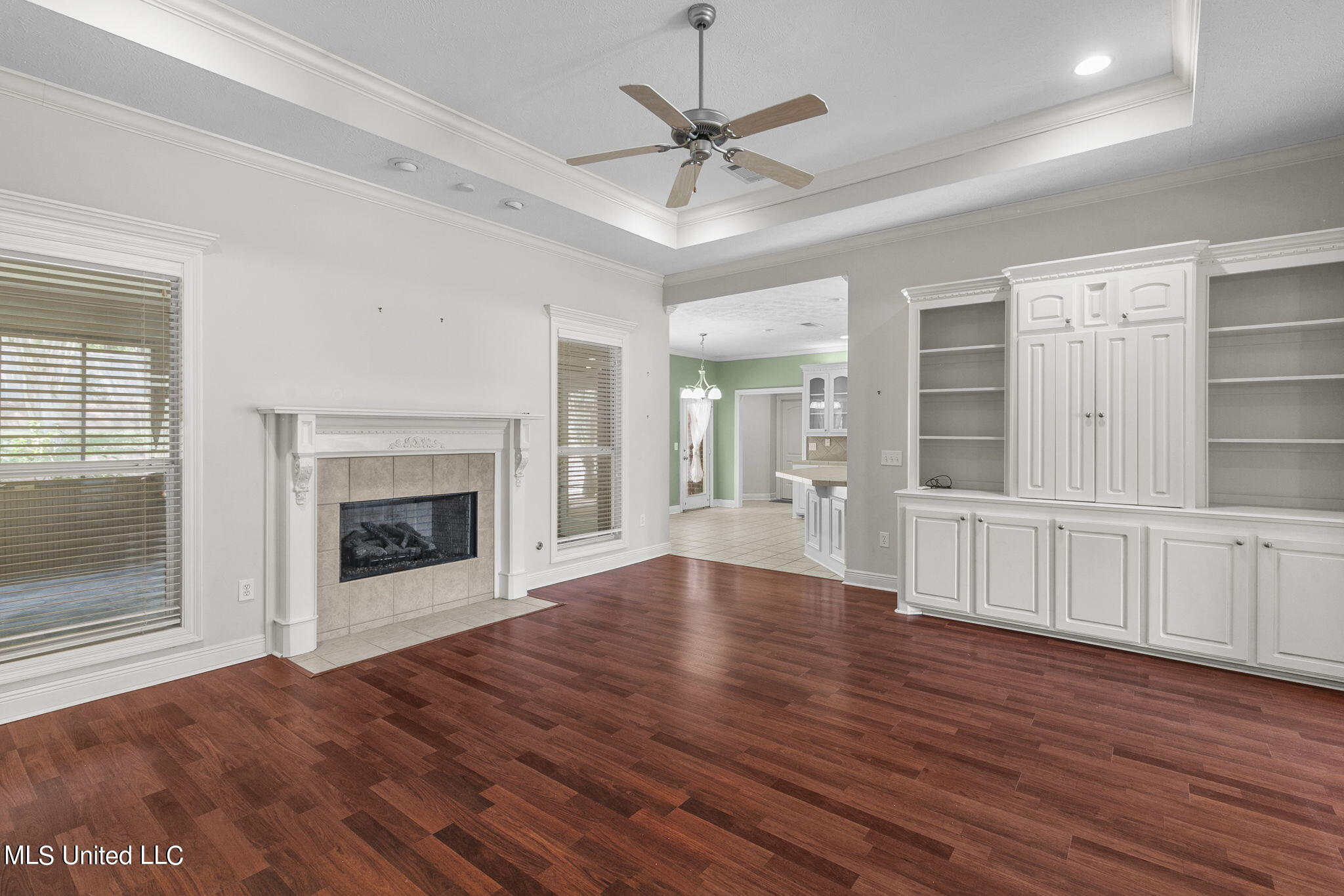 103 Meriwether Common Clinton, MS 39056 - Photo 17 of 76 Built ins and fireplace!
