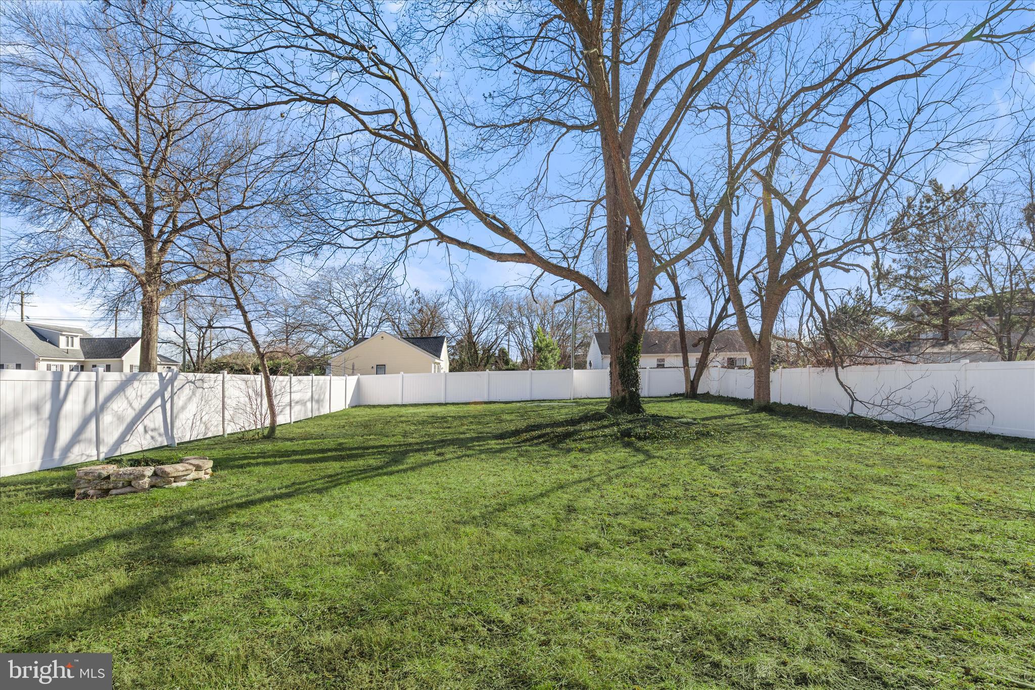 105 Spruce Street Fruitland, MD 21826 - Photo 34 of 38 fully fenced back yard vinyl fence
