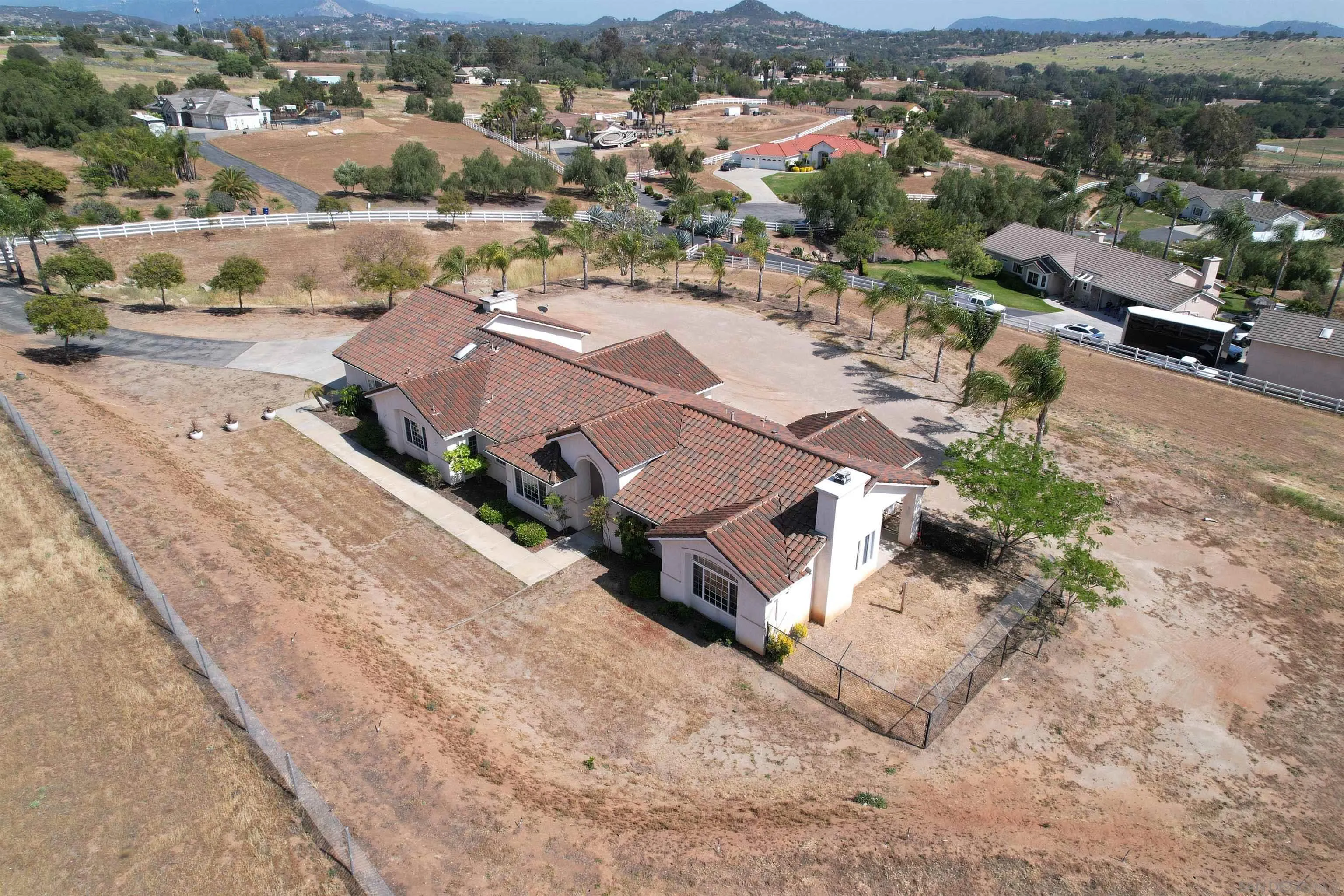 31250 Rivoli Road Valley Center, CA 92082 - Photo 56 of 57 an aerial view of a city with lots of residential buildings