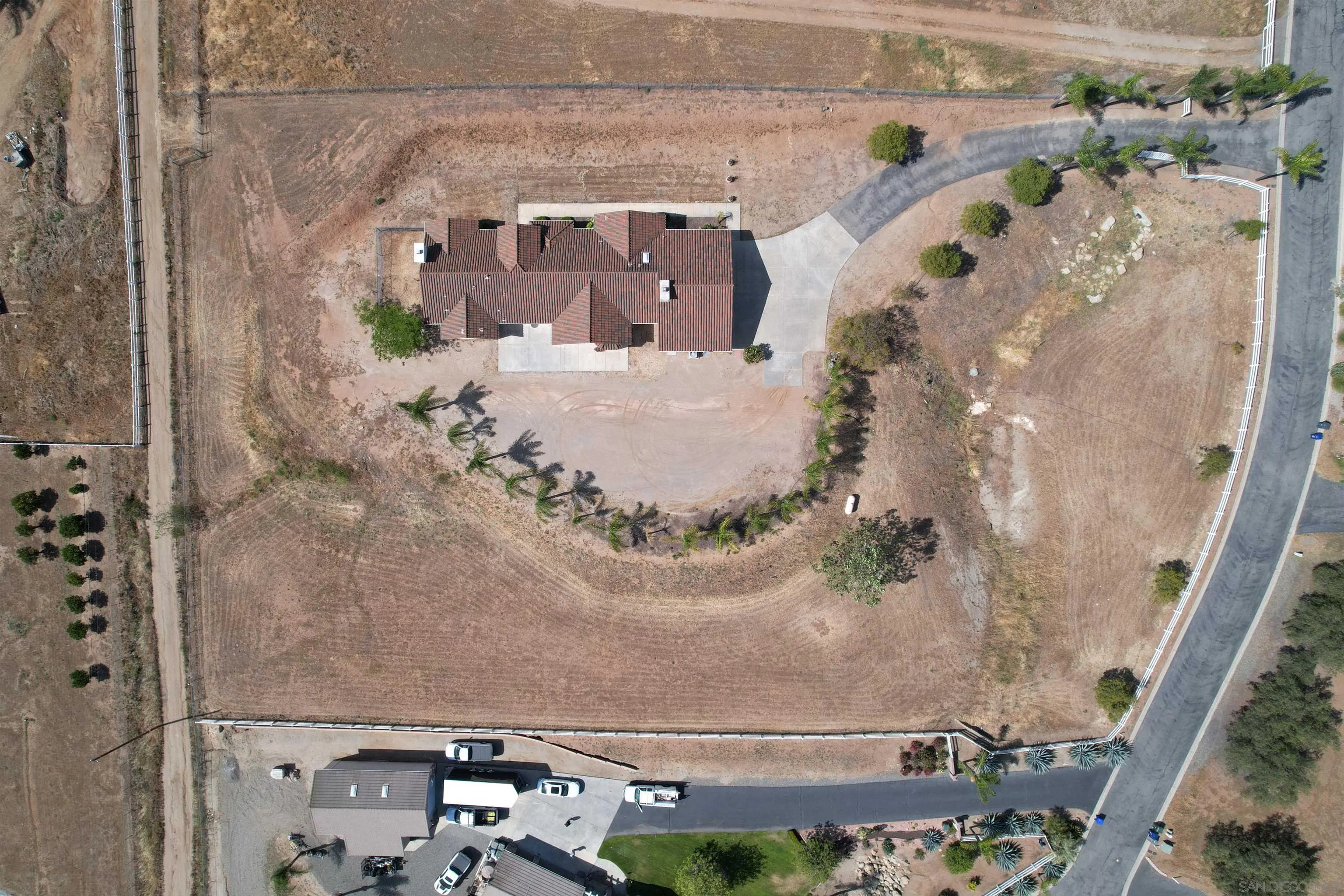 31250 Rivoli Road Valley Center, CA 92082 - Photo 57 of 57 an aerial view of a house with a yard
