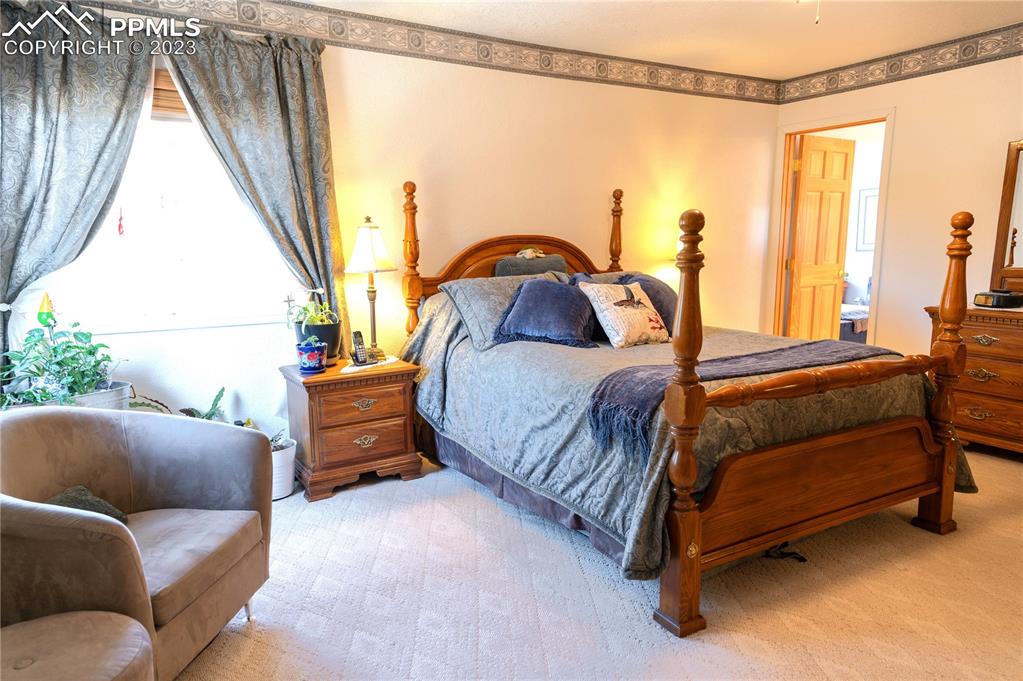 3370 Schieffelin Road Fort Garland, CO 81133 - Photo 24 of 46 a bedroom with a bed and a window