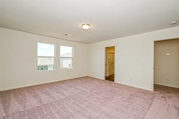 a view of an empty room