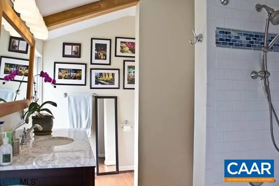 a view of a livingroom with furniture and toys
