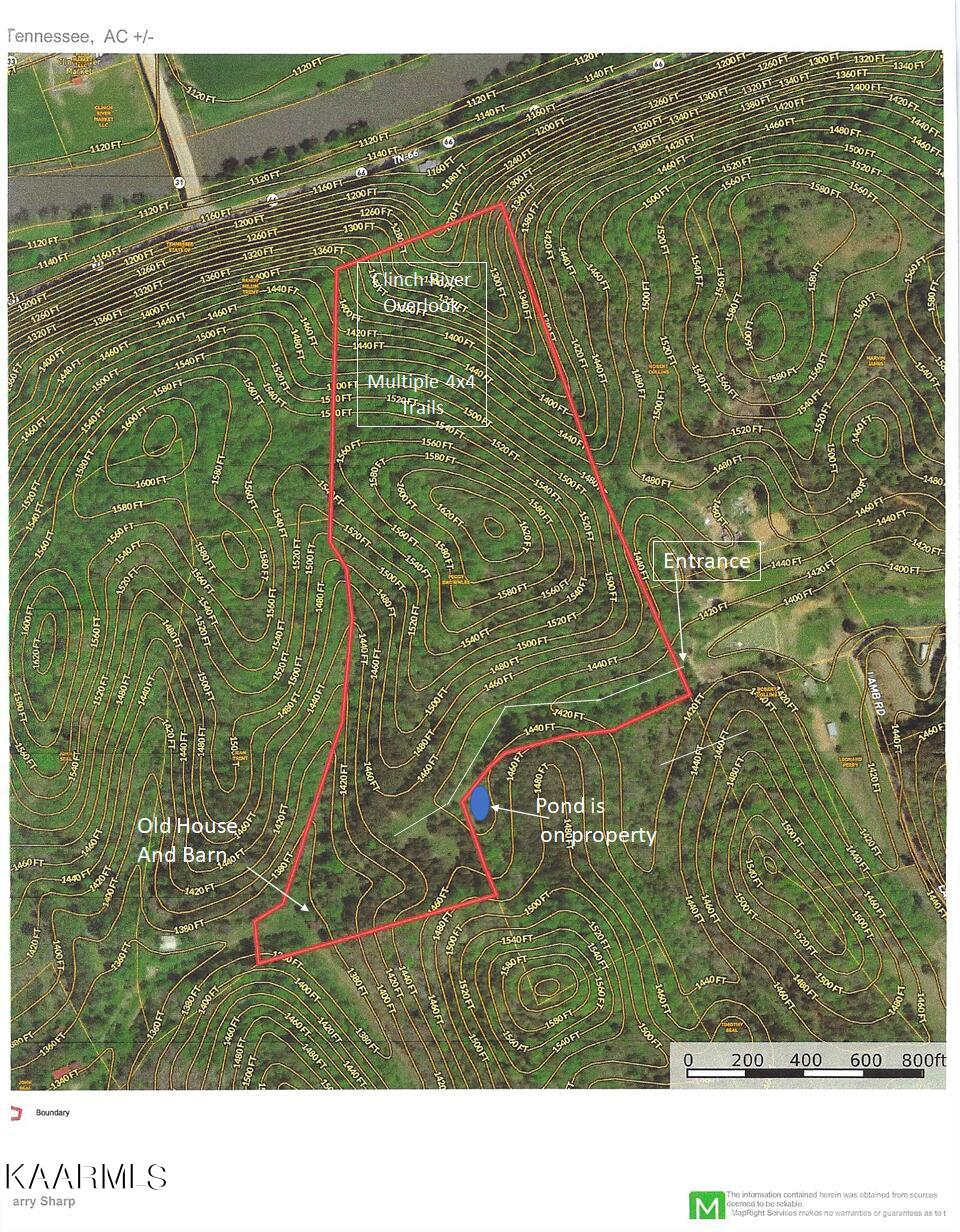 521 Lamb Road Sneedville, TN 37869 - Photo 2 of 33 Elevation Map with Notes