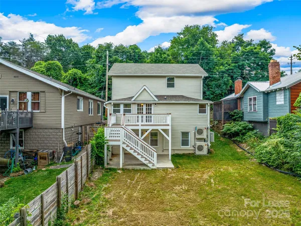 a view of an entryway with a garden
