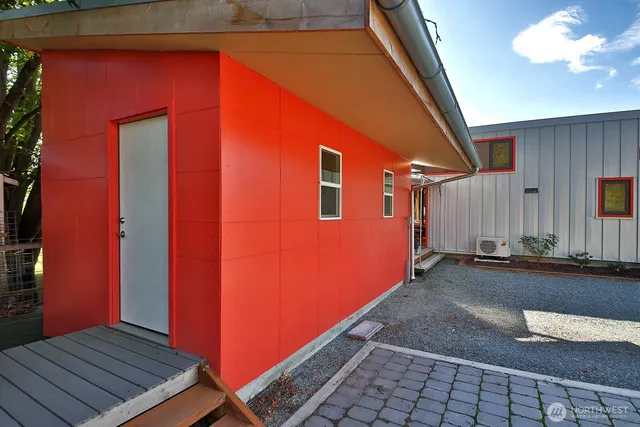 a view of front door