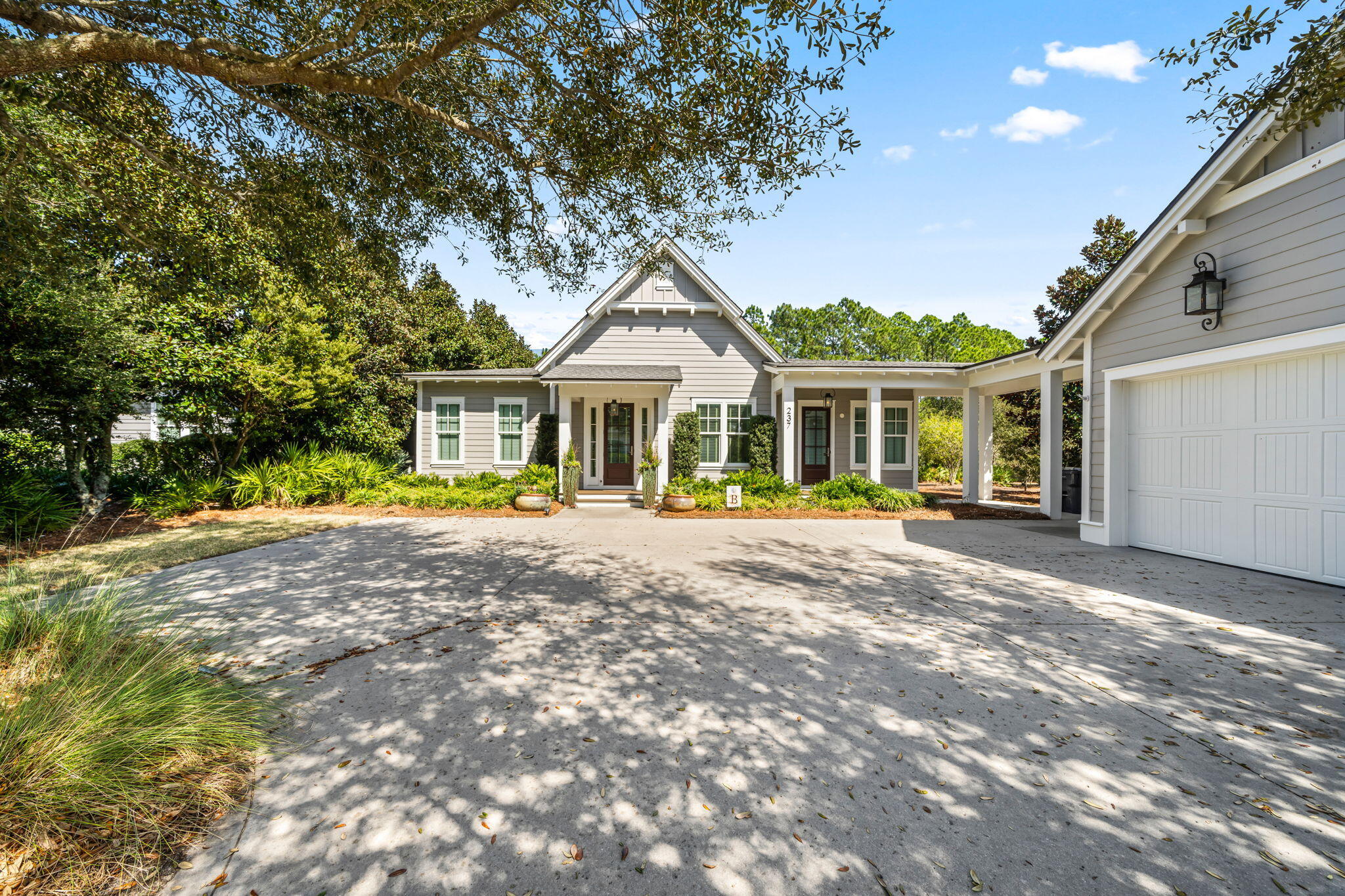 237 Splash Drive Inlet Beach, FL 32461 - Photo 39 of 50 a house view with a garden space