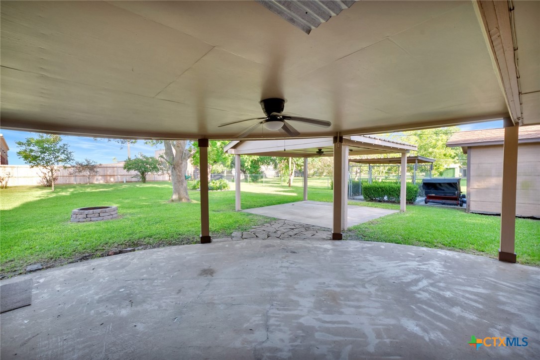 919 Eden Roc Street Victoria, TX 77904 - Photo 29 of 36 a view of a yard with porch