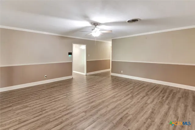 wooden floor in an empty room