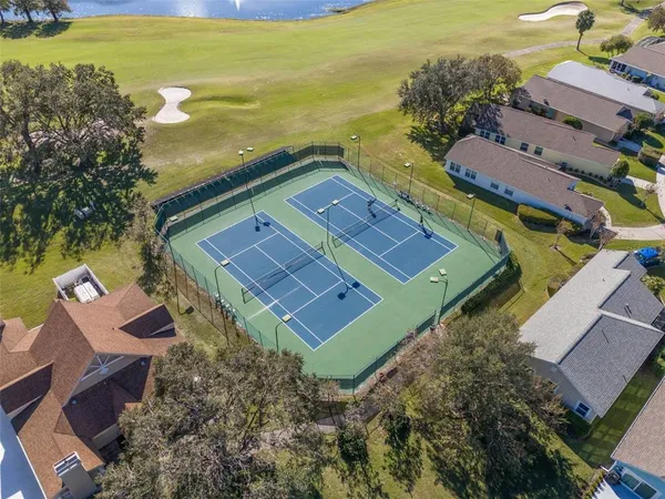 an aerial view of residential house with outdoor space