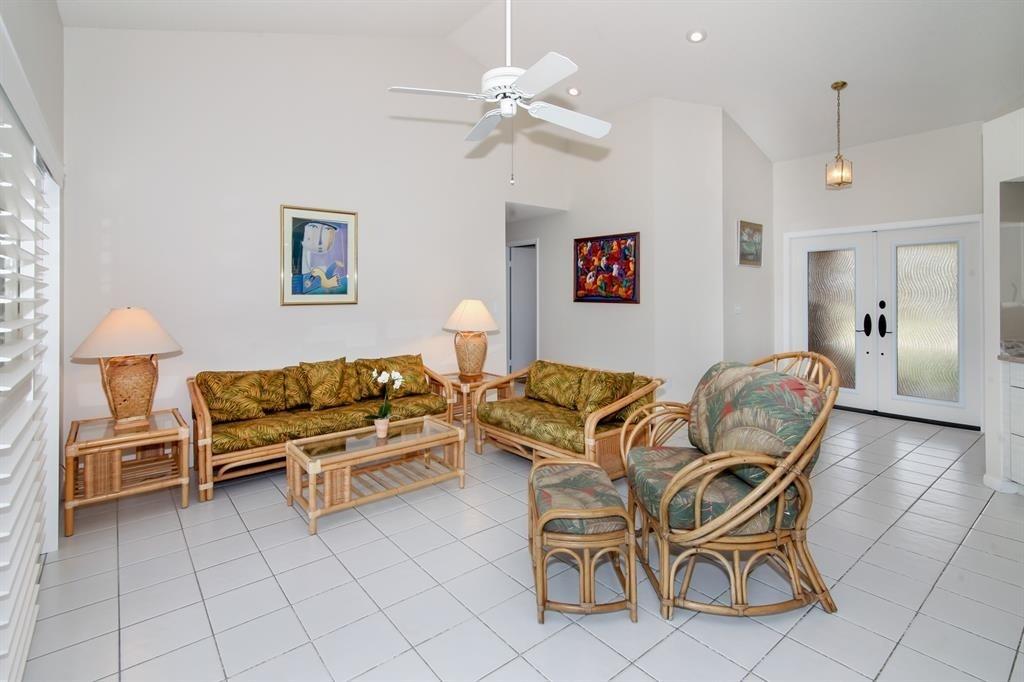 5737 Southwest 89th Way Cooper City, FL 33328 - Photo 8 of 23 a living room with furniture and a ceiling fan