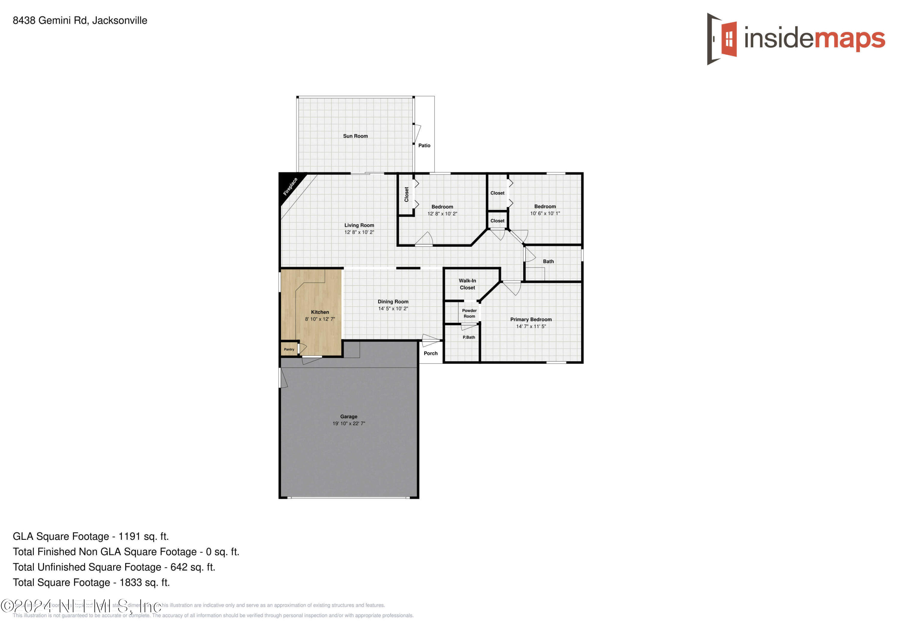 8438 Gemini Road Jacksonville, FL 32216 - Photo 18 of 18 Floor-Plan