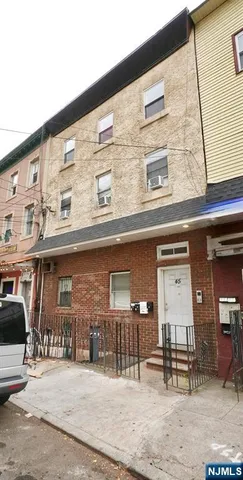 a front view of a building