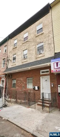 a front view of a building