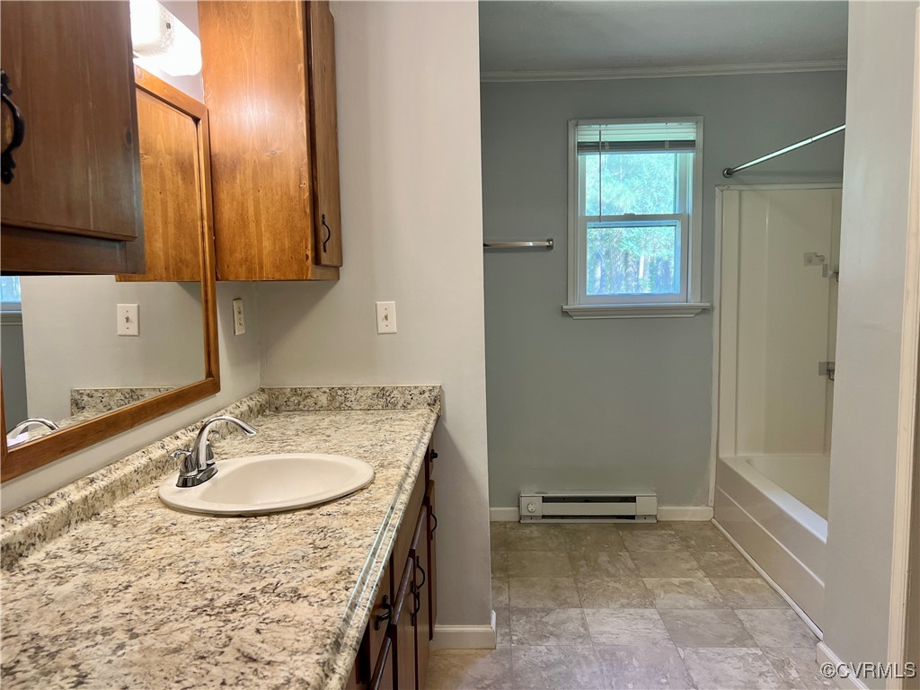 2733 Indian Oak Road Crewe, VA 23930 - Photo 19 of 31 a bathroom with a sink and a mirror