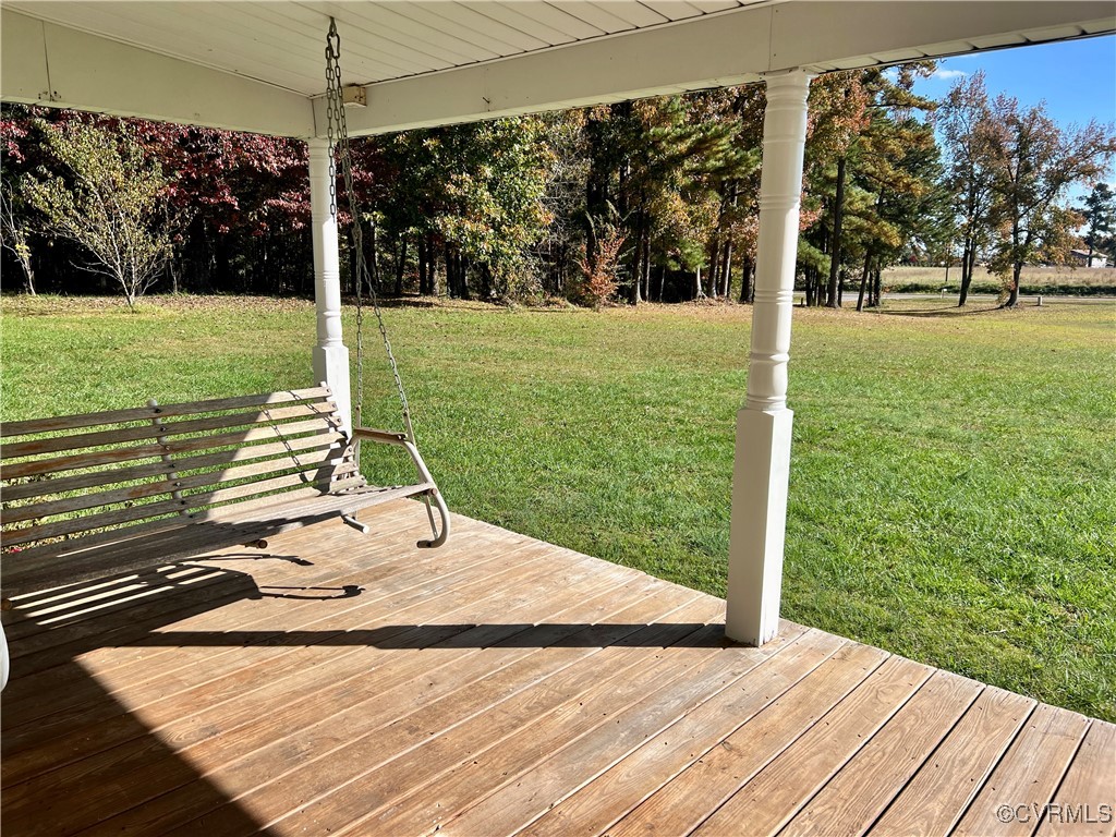 2733 Indian Oak Road Crewe, VA 23930 - Photo 4 of 31 a view of a backyard with sitting area